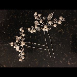 Beautiful bridal hair pins